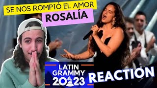 Latin Grammy 2023 Rosalia Se Nos Rompió el Amor de Rocío Jurado REACCIÓN [upl. by Carhart]