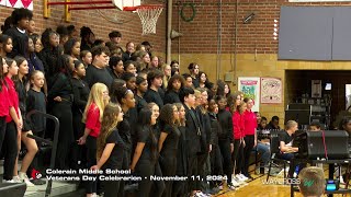 Colerain Middle School Veterans Day Celebration  November 11 2024 [upl. by Adyahs518]