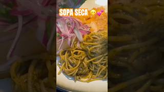 CÓMO PREPARAR SOPA SECA UNA DELICIA 😋 receta [upl. by Eevets451]