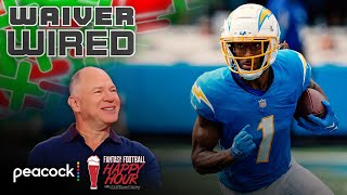 NFL Week 3 Waiver Wire Chiefs RBs Quentin Johnston more  Fantasy Football Happy Hour FULL SHOW [upl. by Rehpotsyrhc389]