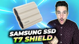 SAMSUNG SSD Externe T7 Shield  Le SSD résistant à toute épreuve pour vous accompagner partout [upl. by Jerold]