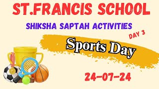 Shiksha Saptah Activities  Sports Day   Ludhiana  Day 3 [upl. by Aleron]