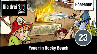 Die drei  Kids  Folge 23 Feuer in Rocky Beach  Hörprobe zum Hörspiel [upl. by Allak]