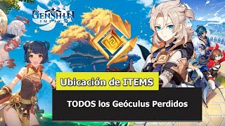 Genshin Impact  Ubicación de TODOS los Geóculus Perdidos [upl. by Ynnig]