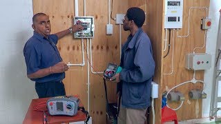 How to do a Insulation Resistance Test on a Single Phase Installation [upl. by Charline889]