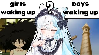 MEN WAKES UP DIFFERENTLY  Vtuber Reacts to Men Vs Women Memes [upl. by Marguerie]