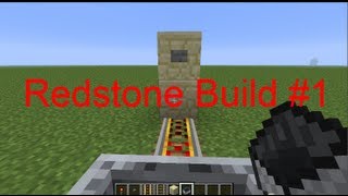 Minecraft Lets Build Redstone 1 Button activated rail [upl. by Eetsirk828]