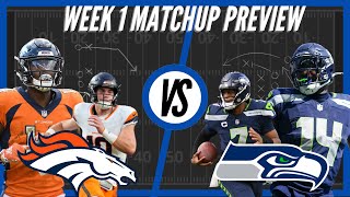 Denver Broncos vs Seattle Seahawks  Week 1 Preview [upl. by Phelan850]