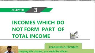 Income Tax  Section 10  Income which do not forms part of Total Income  CA CS CMA Inter and Exec [upl. by Nerret168]