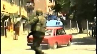 SERB MILITARY WITHDRAWS FROM KOSOVO PRIZREN 1999 [upl. by Jahncke]