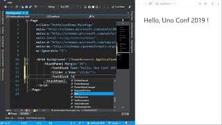 XAML Hot Reload Demo  Uno Platform [upl. by Carisa]