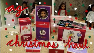 American Girl Christmas Haul Opening AG Items I Recieved for Christmas 2023  Kelli Maple [upl. by Guido917]