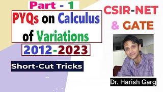 PYQs on Calculus of Variations  Short Cut Tricks CSIR NET 20122023 [upl. by Earl413]