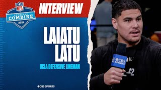 Laiatu Latu makes his case to why he is top EDGE rusher in 2024 NFL Draft Class I CBS Sports [upl. by Euqinomod]