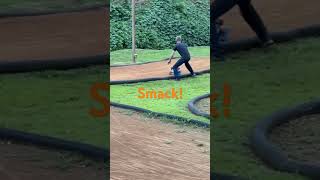 110 Scale RC Buggy 4x4 Crash On Single Moving Fast On Off Road Dirt RC Track [upl. by Aimahs994]