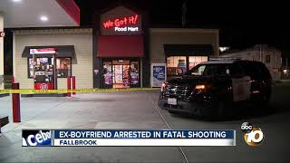 Exboyfriend arrested in fatal Fallbrook shooting [upl. by Ttelrahc]