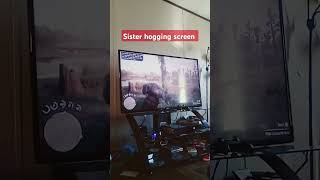 Sister hogging screen [upl. by Roti]