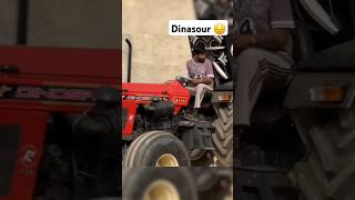 Dinasour 🥺 LuckyGoldsmith punjabi modified tractor stunt fail jattlife shortvideo [upl. by Jessey]