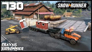 S14 Travail saisonnier  Snowrunner 730 Serie X [upl. by Ennayr]