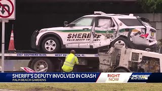 Palm Beach County Sheriff’s Office personnel involved in accident [upl. by Ramberg]