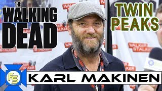 Karl Makinen The Walking Dead Twin Peaks Interview  Fandom Spotlite [upl. by Airec390]