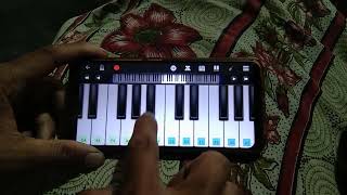 Sorboto Mongol Radhe  Mobile Piano Cover perfectpiano [upl. by Suiravad]