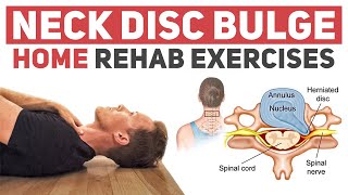 Neck Disc BulgeHerniation Rehab Exercises [upl. by Nirrak]