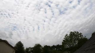 Beautiful Cloud Pattern Time Lapse  Does anyone know what kinds of clouds these are Thanks [upl. by Vernita]