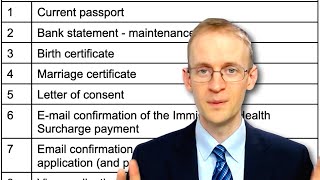 Document checklist for UK dependent visa 📝 [upl. by Niawat93]