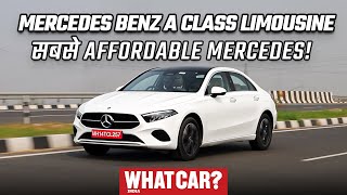 Mercedes Benz A Class Limousine  Sabse Sasti Mercedes  Hindi Review  What Car India [upl. by Hteik]