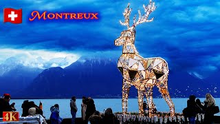 The most beautiful and popular Christmas market in Europe Montreux  Switzerland [upl. by Abrahams]