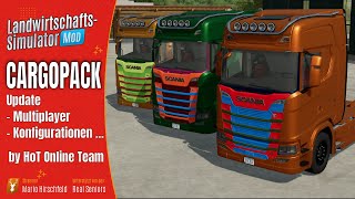 LS22 Mod  HoT Cargo Pack Multiplayer Update  LS22 Modvorstellung [upl. by Jermain]