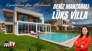 Kuşadasının Yeni Merkezinde Deniz Manzaralı Lüks Villa I Kuşadası Satılık Villa [upl. by Bennie]