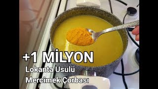 Lokanta Usulü Mercimek Çorbasıİşin Sırrı Küçük Bir AyrıntıdaAltın Sarısı Renginde Mercimek Çorbası [upl. by Colon]