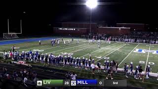 Millburn vs Livingston Varsity Football [upl. by Brooks]