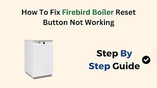 How To Fix Firebird Boiler Reset Button Not Working [upl. by Namlak]