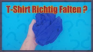 TShirt Richtig Falten   Wie Geht Das [upl. by Jayson97]