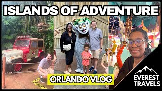 Universal Islands Of Adventure  Orlando Travel Vlog [upl. by Hniv644]