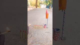 DIWALI Crackers Go BOOM in This Amazing Rocket Experimentcrakerstesting experiment fireworks [upl. by Leahcimaj132]