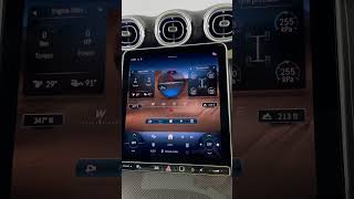 Mercedes Benz off road mode active on full screen [upl. by Oravla266]