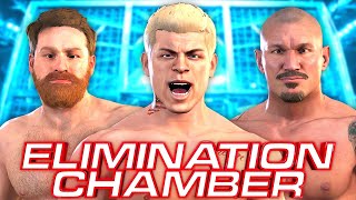 Elimination Chamber Part 2 WWE 2k22 Universe Mode [upl. by Rosalie111]