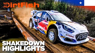 Shakedown Highlights 🇨🇱 WRC Rally Chile 2024 [upl. by Ylerebmik331]