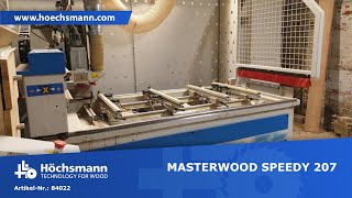 MASTERWOOD SPEEDY 207 Höchsmann Klipphausen [upl. by Nojel]