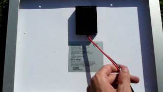 NEW 10W Solar Panel  Battery Clips 18Volt Ready to Use [upl. by Haroved]