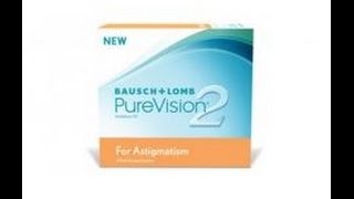 PureVision 2 HD for astigmatism contact lenses [upl. by Niltiac]