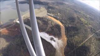 Oroville Spillway Failure Flyover and Explanation 10 Feb 2017 [upl. by Auston]