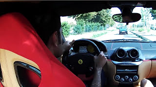 Ferrari 599 GTB Fiorano Test Drive Maranello [upl. by Zola]