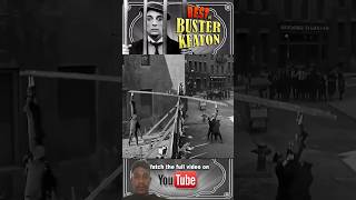 Buster Keaton Ladder Stunt 😄😳charliechaplin shorts funny charliechaplin movie [upl. by Bocyaj826]