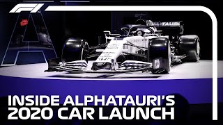 Inside AlphaTauris 2020 F1 Car Launch [upl. by Dilisio]