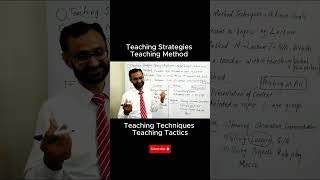 Teaching Strategies  Teaching Method  Teaching Techniques  Teaching Tactics shorts [upl. by Yeldnarb935]